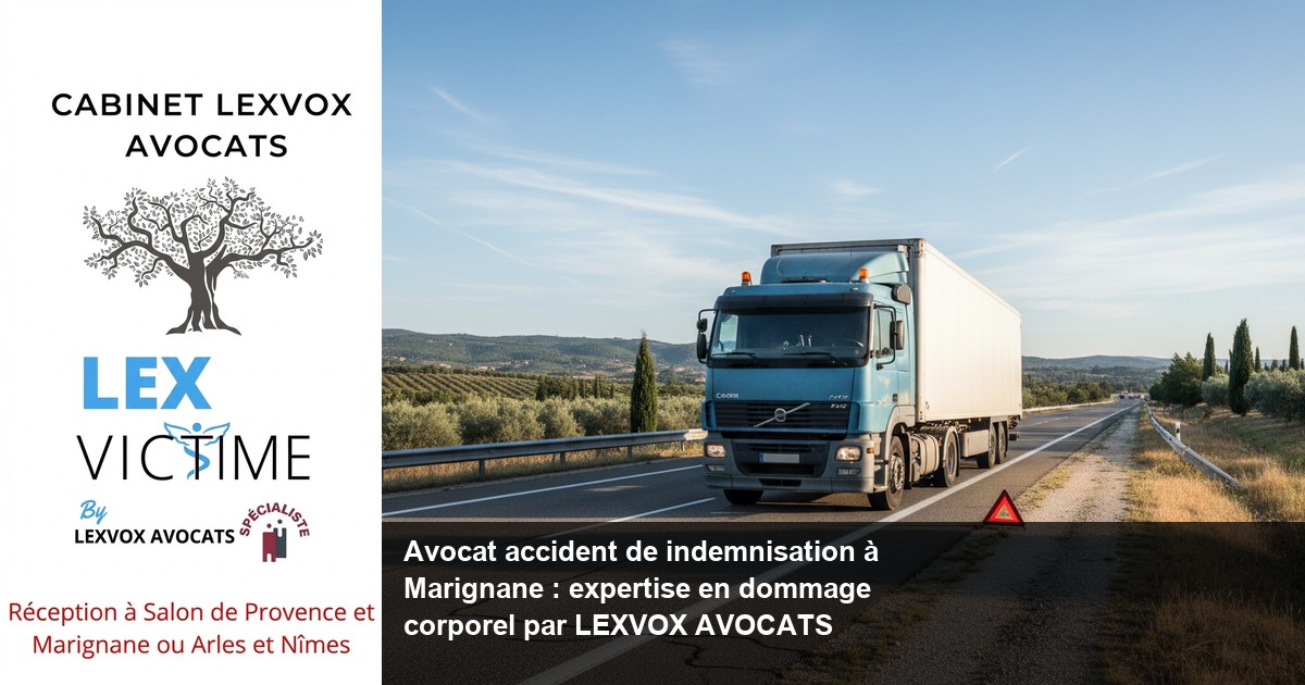 Avocat accident de indemnisation à Marignane : expertise en dommage corporel par LEXVOX AVOCATS — LEXVOX AVOCATS