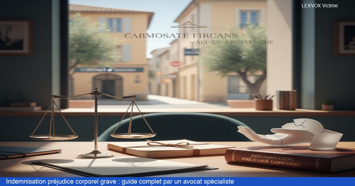Indemnisation prejudice corporel grave — Cabinet LEXVOX AVOCATS