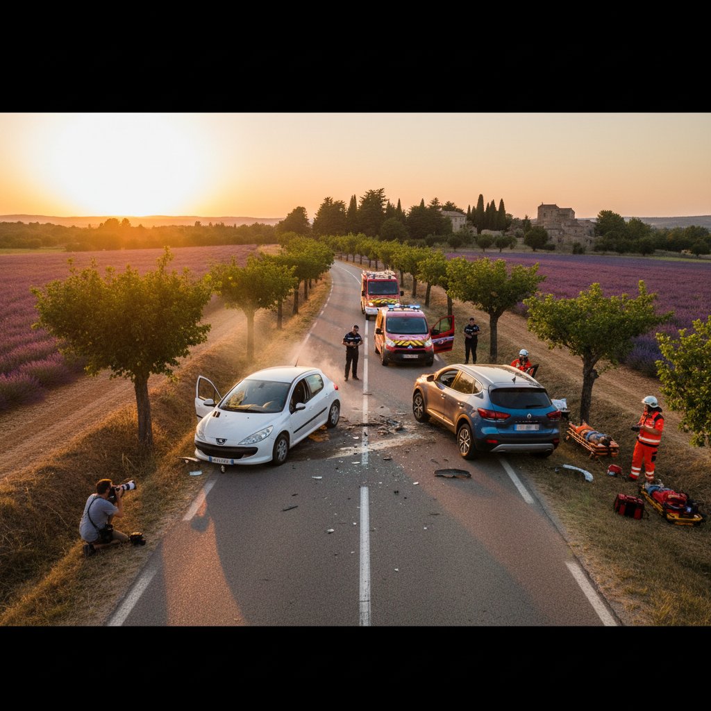 Accident de la route en Provence - LEXVOX AVOCATS